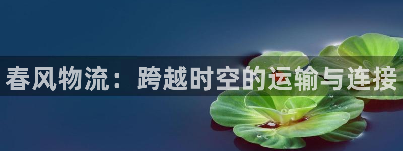 豪门国际注册：春风物流：跨越时空的运